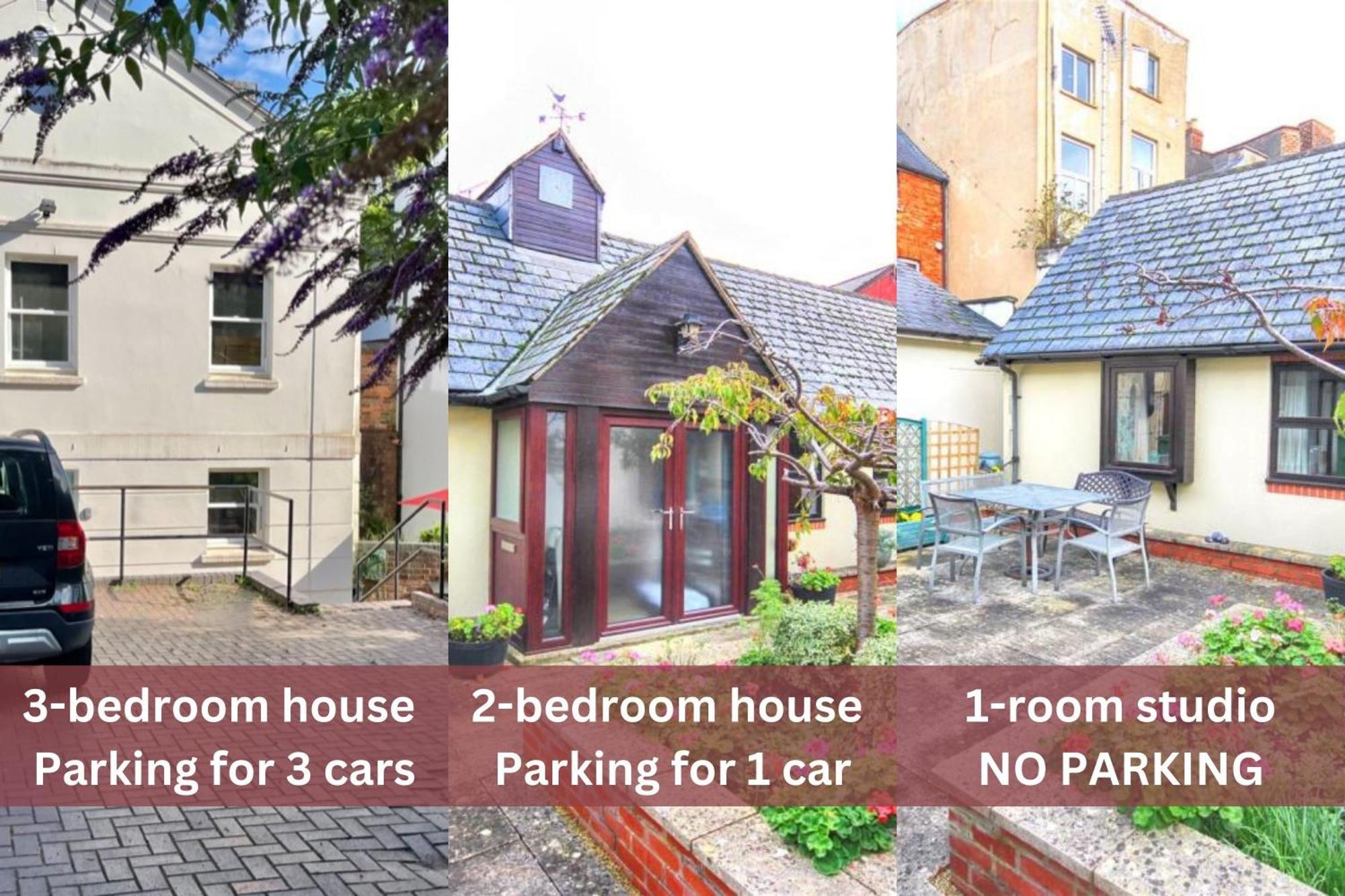 Vernon Place Town Centre, Vernon Cottage 3-Bed With Parking, 1A Vernon Court 2-Bed With Parking, 1B Studio No Parking, Off The High Street Next To Sandford Park كيلتنهام المظهر الخارجي الصورة